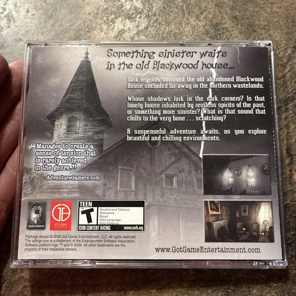 SCRATCHES PC CD Rom Computer Game 2006 jewel case